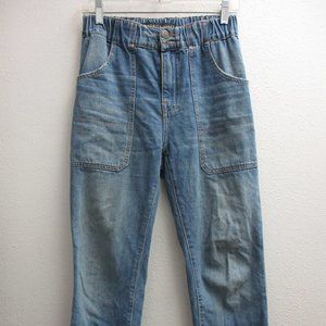 Veronica Beard Arya Straigt High Rise Blue Jeans Size 26